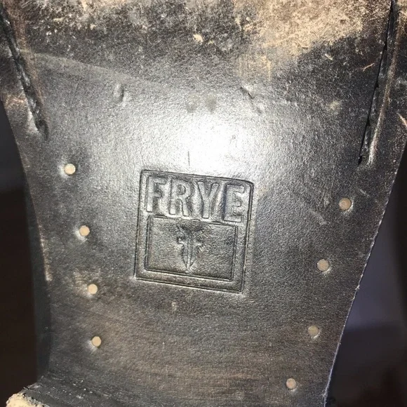 Frye Full Grain leather riding boots -Melissa Trapunto Size 6 B GUC - Picture 8 of 14